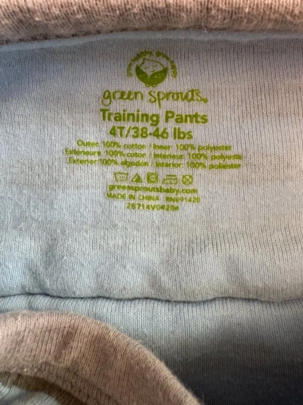 i play. Boys' Green Sprouts by Training Underwear, 2 Pack, Gray Dino (2pk), 4T